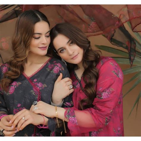 Aiman Khan And Minal Khan Pose For Their Own Clothing Brand Reviewitpk