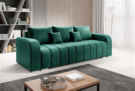 Easy4You Schlafsofa Pufetto 245 Cm Velour Kaufland De