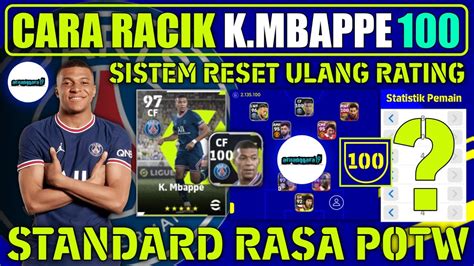 Tutorial Cara Meracik K Mbappe Menjadi Max Rating Sistem Reset