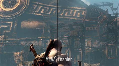 God Of War Ascension RPCS3 MLAA Patch Image Quality Comparison YouTube