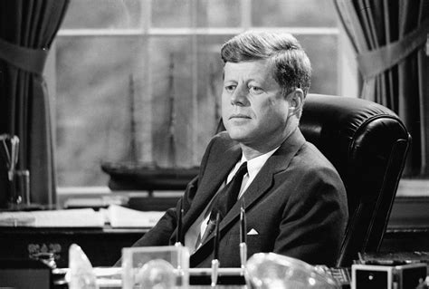 Download John F Kennedy In White House Wallpaper