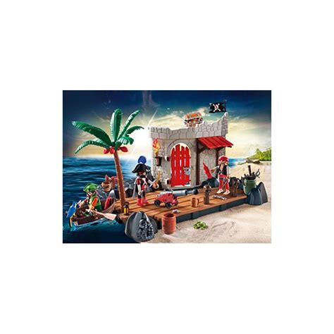 Playmobil 6146 Pirate Fort SuperSet With Floating Rowboat