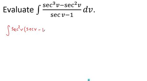 Solveddetermine The Following Indefinite Integrals Check Your Work By Differentiation ∫sec3