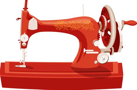 Download Sewing Machines Thread Pin Clip Art Sewing Machine Clip Art Red Clipartkey