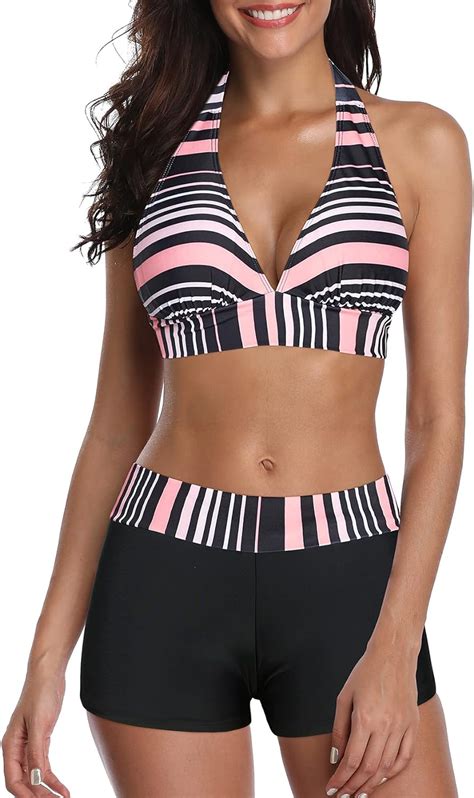 Century Star Seksi bikini seti kadın mayosu iki parçalı bikini şortlu plaj modası Push Up