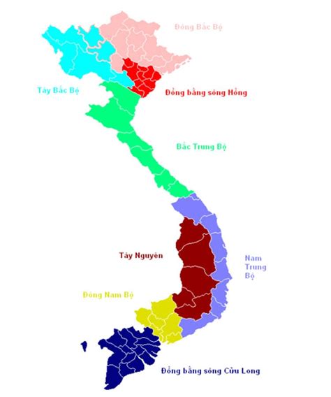 Bản đồ các tỉnh Duyên Hải Nam Trung Bộ năm 2022