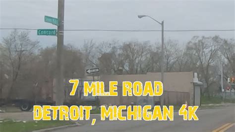 7 Mile Road 4k Detroit Michigan From Hood To Country Youtube