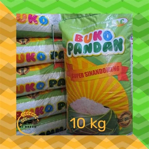 Buko Pandan Rice Kg Super Sinandomeng Shopee Philippines