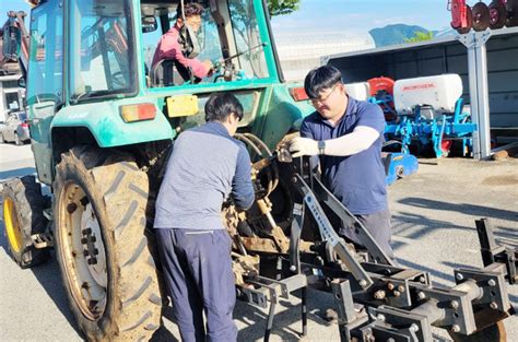 강진군 농기계임대사업소 가을 영농철 휴일근무 장강뉴스