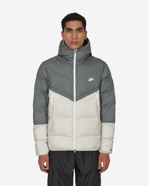 Nike Synthetic Storm Fit Windrunner Down Jacket Grey In Gray For Men Lyst