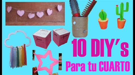 10 Diys Para Tu Cuarto Decora Tu Habitacion Manualidades Youtube