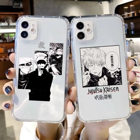 Jujutsu Kaisen Satoru Gojo Anime Phone Case For Iphone 11 Pro Max 12 X