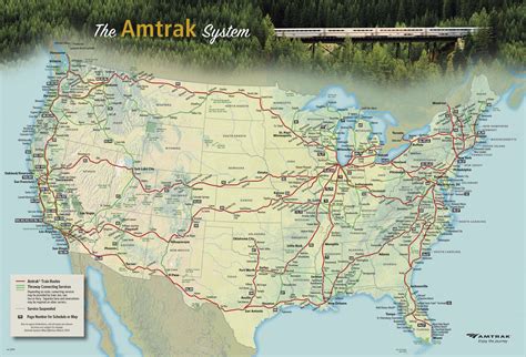Amtrak Amtrak Guest Rewards | Printable Map Of USA