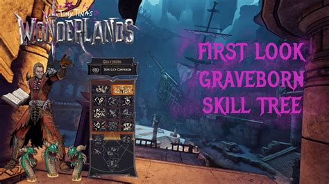 Tiny Tinas Wonderlands First Look Graveborn Skill Tree Youtube