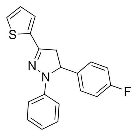 5 4 FLUOROPHENYL 1 PHENYL 3 2 THIENYL 4 5 DIHYDRO 1H PYRAZOLE