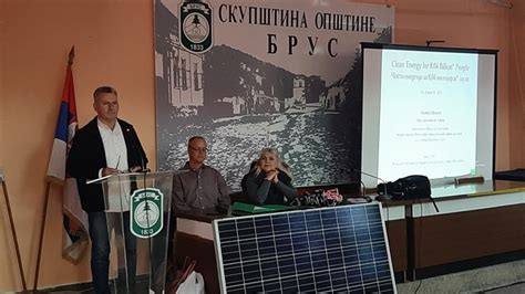 Brus ONLINE U Brusu održani paneli o solarnoj energiji i