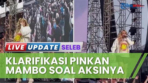 Aksi Pinkan Mambo Tiduran Di Atas Panggung Pakai Rok Mini Viral Begini