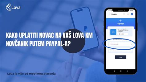 Kako uplatiti novac na vaš lova KM novčanik putem PayPal a YouTube