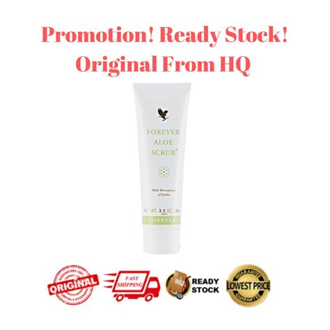 CHEAPEST Forever Living Aloe Scrub 99g Ready Stock Shopee Malaysia