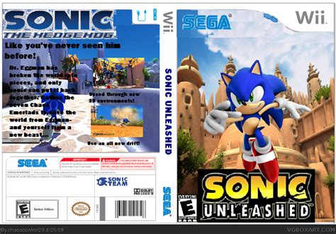 Sonic Unleashed Wii Box Art Cover By Deleted