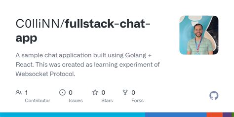 GitHub C0lliNN Fullstack Chat App A Sample Chat Application Built