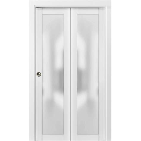 SARTODOORS Sliding Closet Bi-Fold Doors | Planum 2102 With Frosted