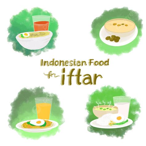 Iftar Ramadan PNG Transparent Indonesian Food For Ramadan Iftar Food