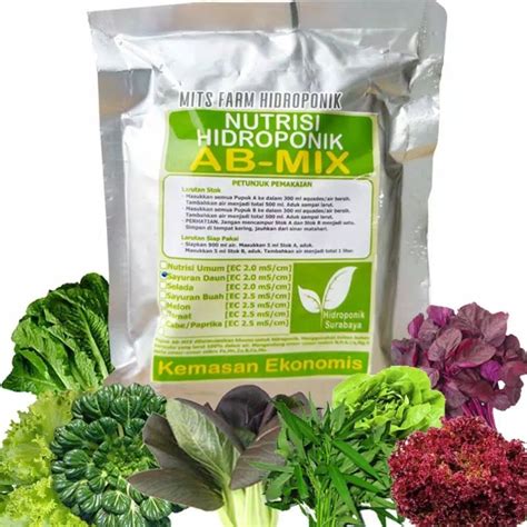 Jual Nutrisi Ab Mix Sayuran Daun G Shopee Indonesia