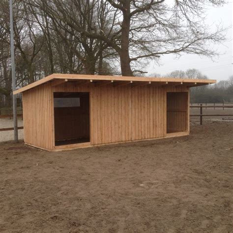 Weidehütte Lärche Teilfront Unterstand Horse Shed Horse Barn Plans