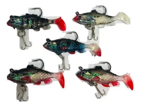 Isca Artificial Maruri Soft Bait Peixe 6cm Cor Coloridas