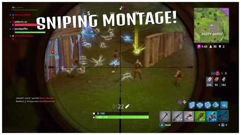 FORTNITE SNIPING Sniping Montage Fortnite Peff YouTube