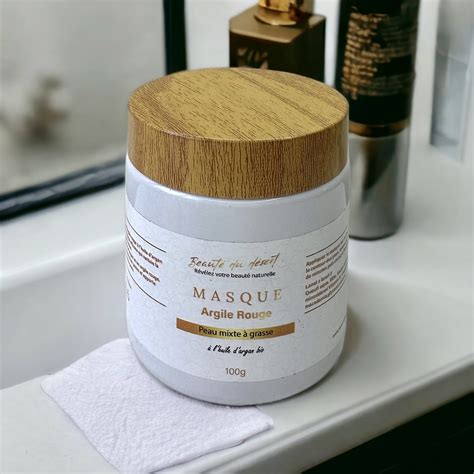 Masque L Argile Rouge Et L Huile D Argan