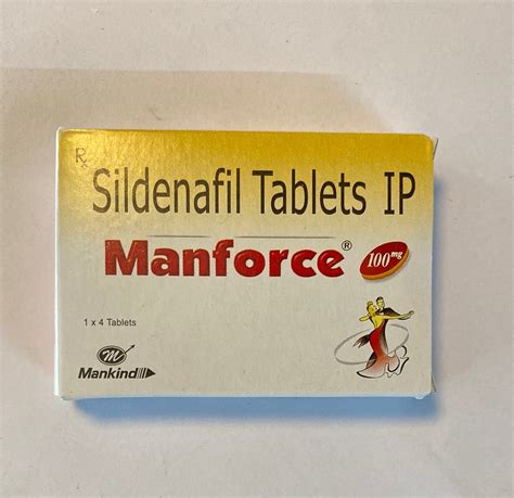 Manforce Tablet 100 Mg At Rs 150 Pack Sildenafil Citrate Tablets In