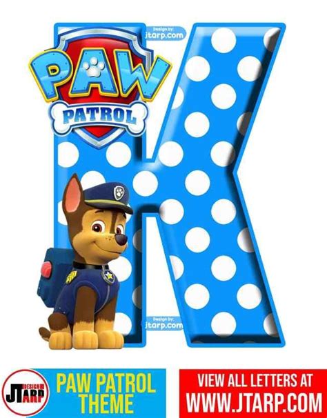 Alphabet Paw Patrol Letters and Numbers Free Printable - JTarp Design ...