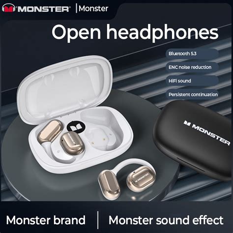 Jual Laris Manis Monster Mh22156 Ows Bone Conduction Earphone Bluetooth