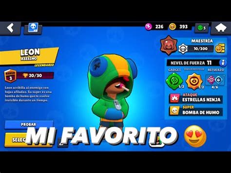 DESBLOQUEO Y SUBO A FUERZA 11 A MI BRAWLER FAVORITO YouTube