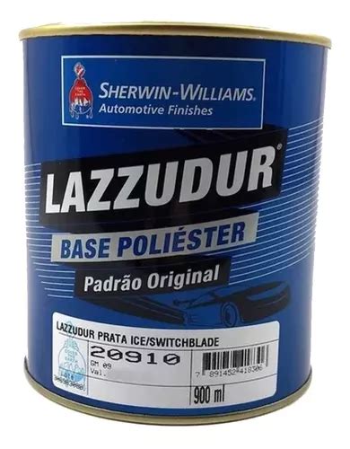 Tinta Poliéster Prata Ice switchblade Lazzudur Gm 09 900ml