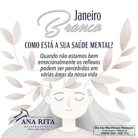 COMO ESTÁ A SUA SAÚDE MENTAL Ana Rita Histeroscopia