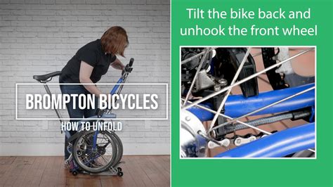 How To Unfold The Brompton Bicycle Curbside Cycle Youtube