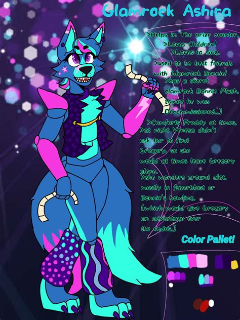 Fnaf Security Breach Oc Ref Sheet By Aquamarine Draws On Deviantart