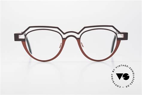 Brillen Theo Belgium Percé Designerbrille Panto Titanium