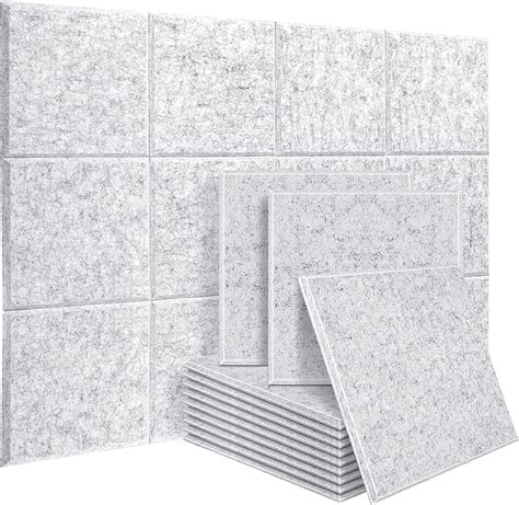 DEKIRU New 12 Pack Acoustic Foam Panels 12 X 12 X 0 4 Inches