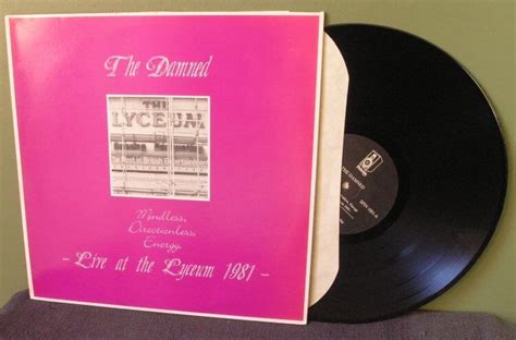 The Damned Live At The Lyceum 1981 Lp Nm Us The Clash Sex Pistols