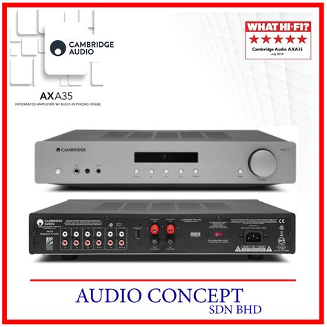 Cambridge Audio Axa35 Stereo Integrated Amplifier Free Wireworld