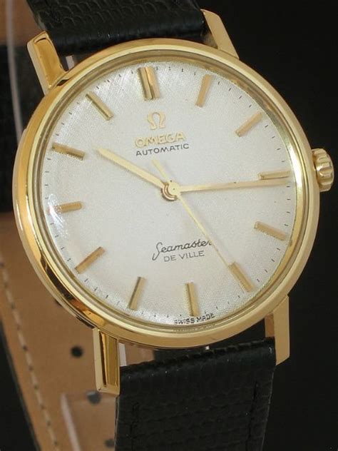 Stunning Original Solid 18ct Gold Omega Seamaster De Ville Automatic