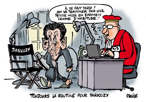 Humour Sarkozy mis en examen dans l enquête sur les soupçons de