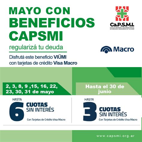 Beneficios CAPMSI de Mayo Caja de Previsión y Seguridad Social de