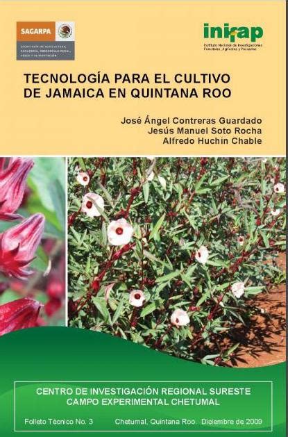 Cultivo De Jamaica Libros De Agronomia Gratis Pdf