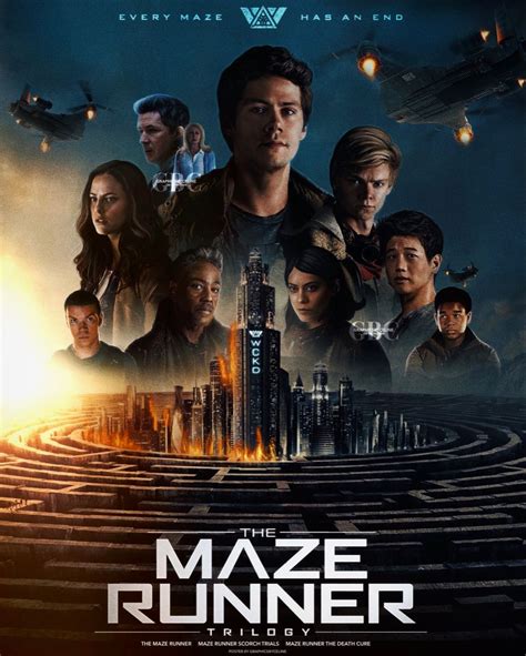 The Maze Runner Trilogy Poster | Maze runner trilogy, Maze runner, Poster