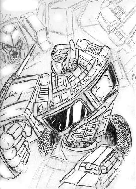 Optimus Vs Megatron Unfinished By Destroyah3 On Deviantart